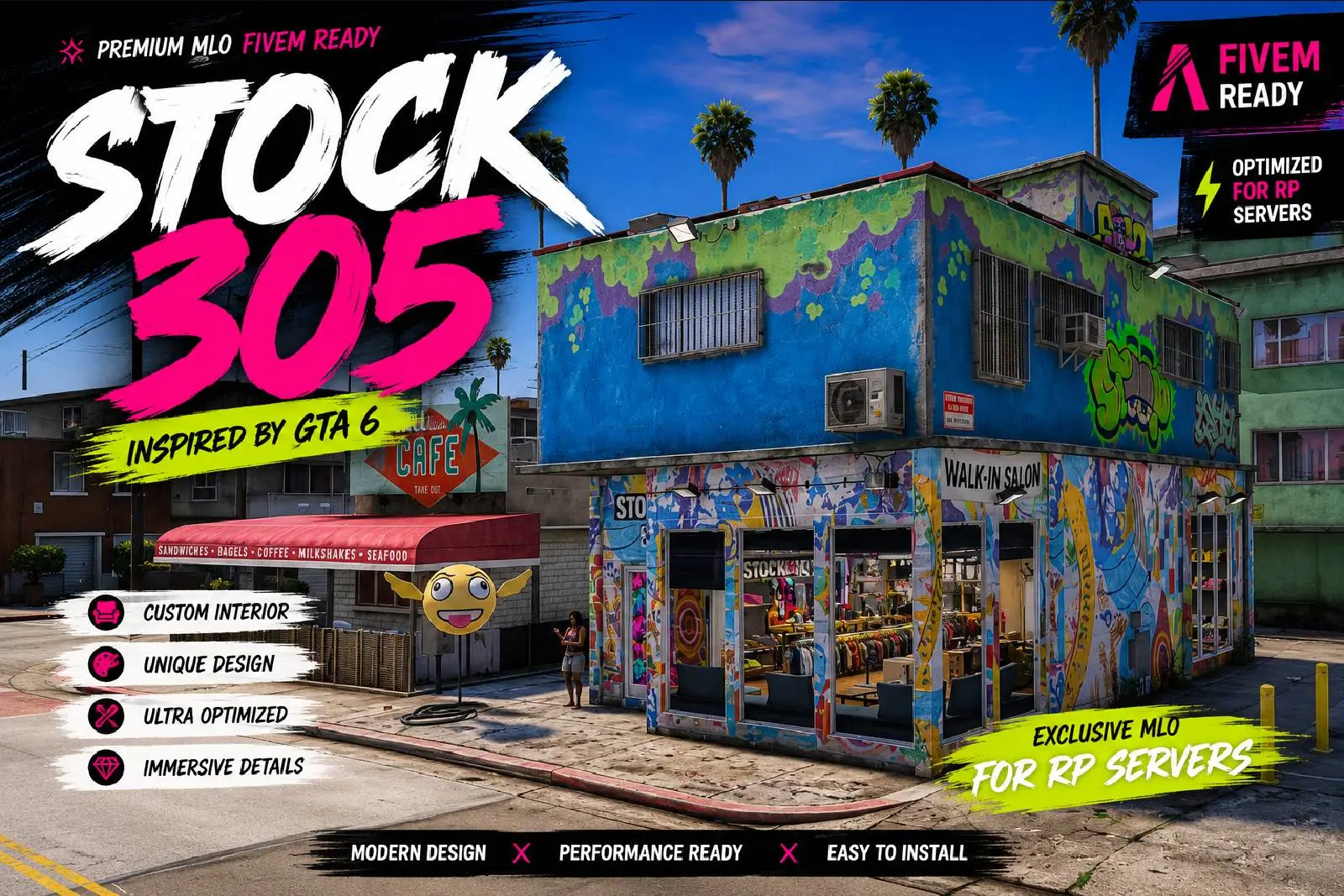 STOCK 305 - CLOTHING STORE